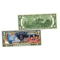 Artemis II Colorized $2 Bill Genuine U.S. Legal Tender