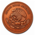  1947-2027 Mexico 5 Pesos Cuahtemoc 80 Year Anniversary 5 oz Copper Medal 