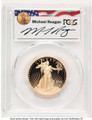 2021-W G$25 Proof 1/2 oz American Gold Eagle Coin PCGS PR70 DCAM - Type Two - First Day of Issue coin front image