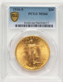 Bullionshark 1916-S $20 Saint Gaudens Double Eagle PCGS MS66 - HAT774732014 
