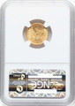 1878 $2.5 Liberty Gold Quarter Eagle Coin NGC MS61 coin back image