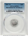 Bullionshark 2007-W $10 Burnished 1/10 oz Platinum Eagle Coin PCGS MS70 - HAT770569097 