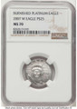 Bullionshark 2007-W $25 Burnished 1/4 oz Platinum Eagle Coin NGC MS70 - HAT767241010 