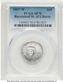 Bullionshark 2007-W $25 Burnished 1/4 oz Platinum Eagle Coin PCGS MS70 - HAT765724011 