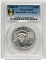 2008-W $100 Burnished Modern Bullion Coin PCGS MS70   One-Ounce Platinum Eagle coin front image