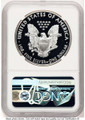 2017-S S$1 Proof American Silver Eagle Coin NGC PF70 UCAM coin back image