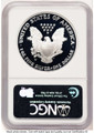 2006-W S$1 Proof American Silver Eagle Coin NGC PF70 UCAM coin back image