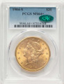 1904-S $20 Liberty Gold Double Eagle PCGS MS64  CAC + coin front image