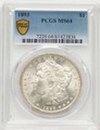 1893 S$1 Morgan Silver Dollar Coin PCGS MS64 coin front image
