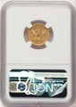 1872 $2.5 Liberty Gold Quarter Eagle Coin NGC AU55 coin back image