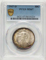 1947-D 50C Walking Liberty Half Dollar Coin PCGS MS67 coin front image