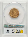 1915 $5 Indian Gold Half Eagle Coin PCGS MS63  CAC coin back image