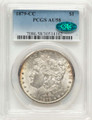 1879-CC S$1 Morgan Silver Dollar Coin PCGS AU58  CAC coin front image
