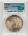 Bullionshark 1934-S S$1 Peace Silver Dollar Coin PCGS MS64  CAC - HAT784632004 