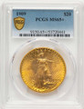 1909 $20 Saint Gaudens Double Eagle PCGS MS65  + coin front image