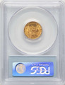 1903 $2.5 Liberty Gold Quarter Eagle Coin PCGS MS64  CAC coin back image