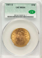 1901-S $10 Liberty Gold Eagle Coin CACG MS64 coin front image