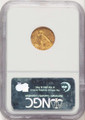 1911 $2.5 Indian Gold Quarter Eagle Coin NGC MS61 coin back image