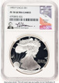 Bullionshark 1993-P S$1 Proof American Silver Eagle Coin NGC PF70 UCAM - HAT777402003 