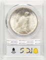 1923 S$1 Peace Silver Dollar Coin PCGS MS67 coin back image