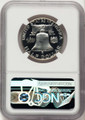 1958 50C Proof Franklin Half Dollar Coin NGC PF68 UCAM coin back image