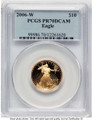Bullionshark 2006-W $10 Proof 1/4 oz American Gold Eagle Coin PCGS PR70 DCAM - HAT507491023 