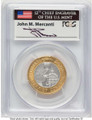 Bullionshark 2000-W $10 Modern Issues PCGS MS70   Library of Congress Bimetallic Ten Dollars - HAT506541007 