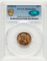 1910-S 1C Lincoln Cent Coin PCGS MS66  CAC    RD coin front image