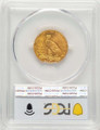 1911 $5 Indian Gold Half Eagle Coin PCGS MS64  + coin back image