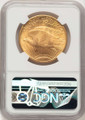 1925 $20 Saint Gaudens Double Eagle NGC MS66  + coin back image