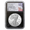 2025 Marine Privy Silver Eagle NGC PF70 FDOI Black Core Cabral Label