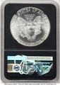 1986 S$1 American Silver Eagle Coin NGC MS70 coin back image