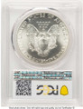 1986 S$1 American Silver Eagle Coin PCGS MS70 coin back image