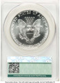 1989 S$1 American Silver Eagle Coin CACG MS70 coin back image
