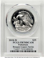 2018-W $25 Palladium Eagle Coin PCGS PR70 coin back image