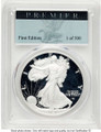 2021-W S$1 Proof American Silver Eagle Coin PCGS PR70 DCAM - Type Two coin front image