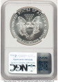 1992 S$1 American Silver Eagle Coin NGC MS70 coin back image