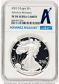 2025-S S$1 Proof American Silver Eagle Coin NGC PF70 UCAM - Advanced Release coin front image
