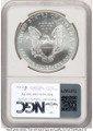 1998 S$1 American Silver Eagle Coin NGC MS70 coin back image
