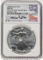 Bullionshark 1998 S$1 American Silver Eagle Coin NGC MS70 - HAT519904265 