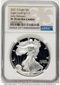 2021-S S$1 Proof American Silver Eagle Coin NGC PF70 UCAM - Type Two - First Strike coin front image