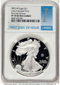 2025-W $1 Proof American Silver Eagle Coin NGC PF70 UCAM - Laser Privy - First Day of Issue coin front image