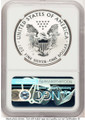 2019-S S$1 Reverse Proof American Silver Eagle Coin NGC rev PF69   Enhanced Rev PR - First Strike coin back image