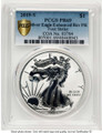 2019-S S$1 Reverse Proof American Silver Eagle Coin PCGS rev PR69   Enhanced Rev PR - First Strike coin front image