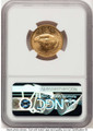 2021-W $10 Proof 1/4 oz American Gold Eagle Coin NGC PF69 UCAM - Type Two - Unfinished  Dies coin back image