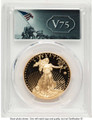2020-W G$50 Proof 1 oz American Gold Eagle Coin PCGS PR70 DCAM - v75 Privy - 1 of 1 - 945 Struck coin front image