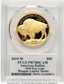 Bullionshark 2019-W $50 Proof 1 oz American Gold Buffalo Coin PCGS PR70 DCAM - HAT786876068 
