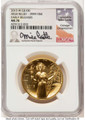 2015-W $100 Gold High Relief Coin NGC MS70   One-Ounce Gold coin front image
