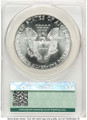 1988 S$1 American Silver Eagle Coin CACG MS70 coin back image
