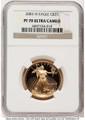 Bullionshark 2003-W $25 Proof 1/2 oz American Gold Eagle Coin NGC PF70 UCAM - HAT507770013 